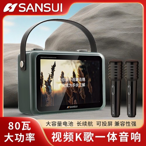 山水音响k115户外k歌广场舞ktv家