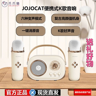 JOJOCAT C20 Plus复古K歌蓝牙音响唱歌麦克用风送闺蜜生日礼物女