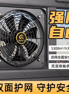 熊猫之乡厨房排烟换气风扇抽风机