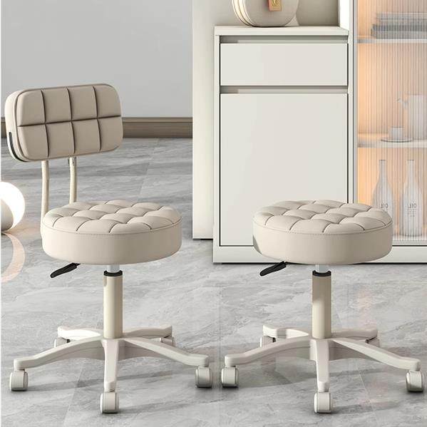 美容凳美容院专用旋转升降大工椅家用滑轮凳子理发店美发美甲圆凳