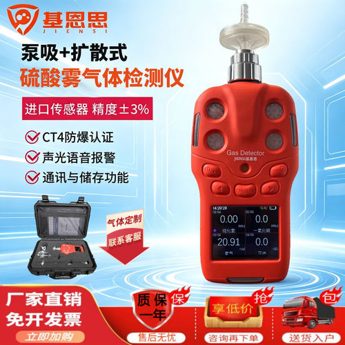 便携式硫酸雾气体检测仪