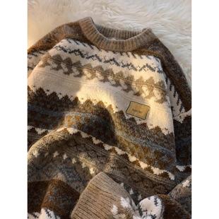 加厚高端针织夹克男款 美国覆古慵懒风格 针织男秋冬2025新款