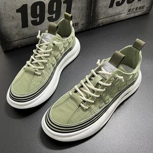 男子夏季透气2025新多功能低帮男子帆布鞋单腿休闲运动运动鞋