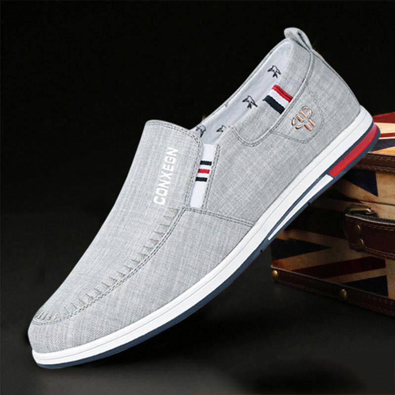 男鞋夏季2025新时尚亚麻透气男老北京布鞋休闲多功能滑上运动鞋