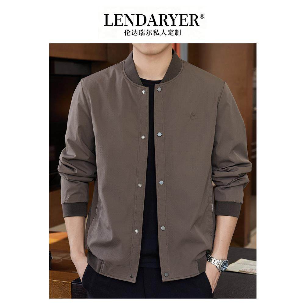LENDARYER夹克男2026春夏新款防风抗皱休闲服棒球领夹克衫外套男