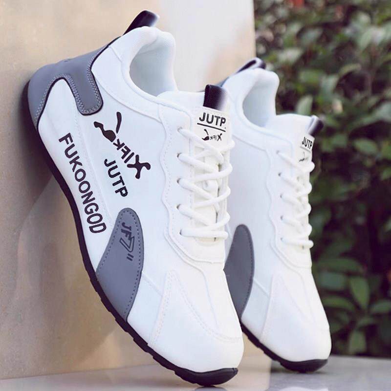 AJOP轻奢潮牌 男鞋2025夏季新款运动休闲网面鞋子男板鞋透气小白