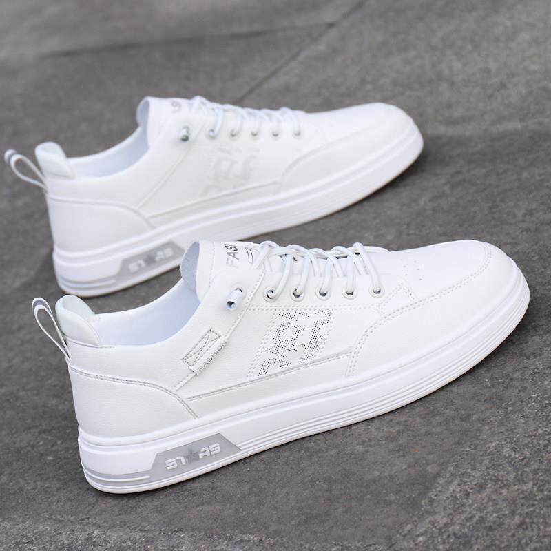 男鞋夏季透气2025新款潮流小白鞋男士软底休闲 鞋子男运动低帮滑