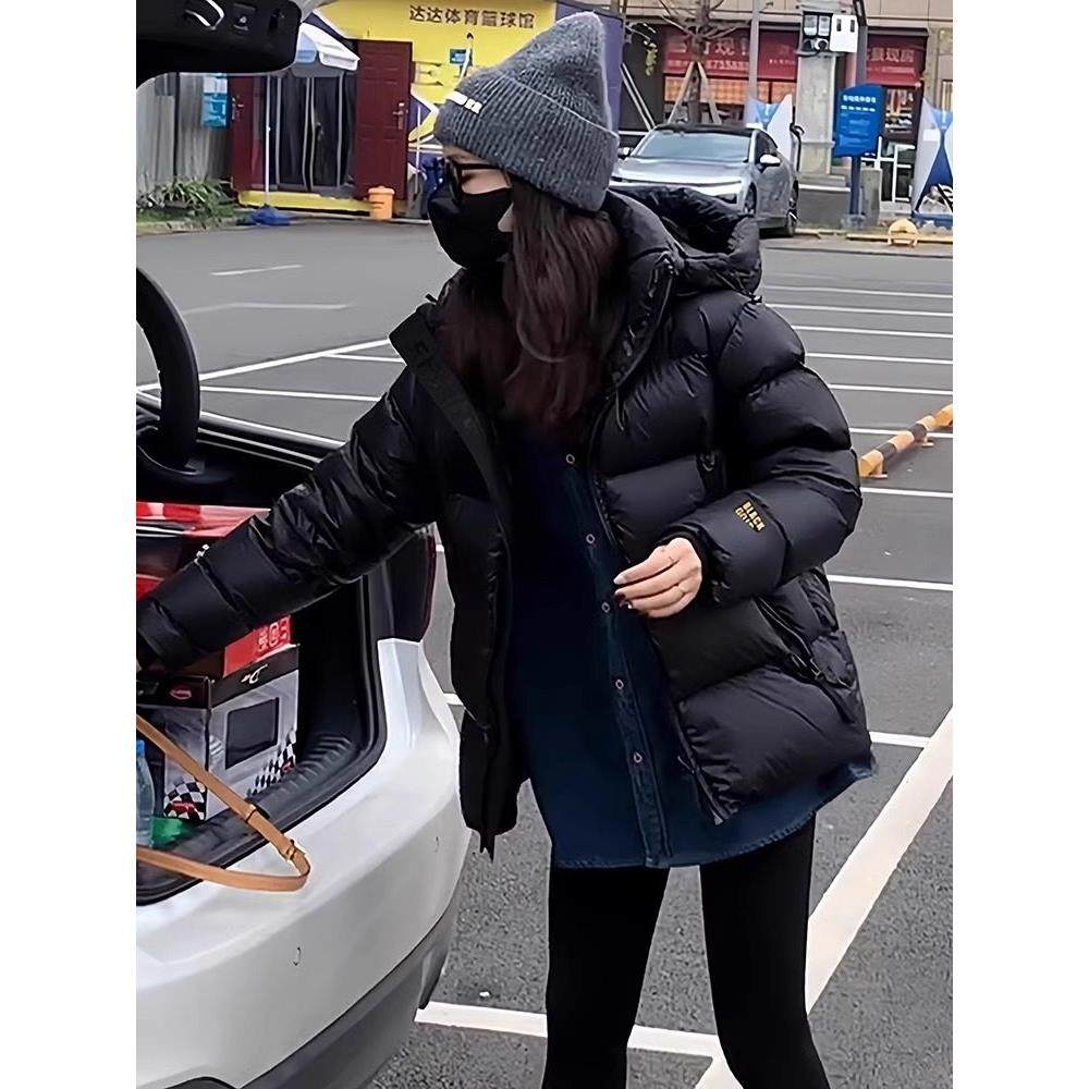 Supdorx黑金羽绒服女式冬季小宽松时尚白鸭羽绒面包夹克短夹克,女装/女士精品,派克服,淘宝优惠券,粉丝福利购,淘宝优惠卷