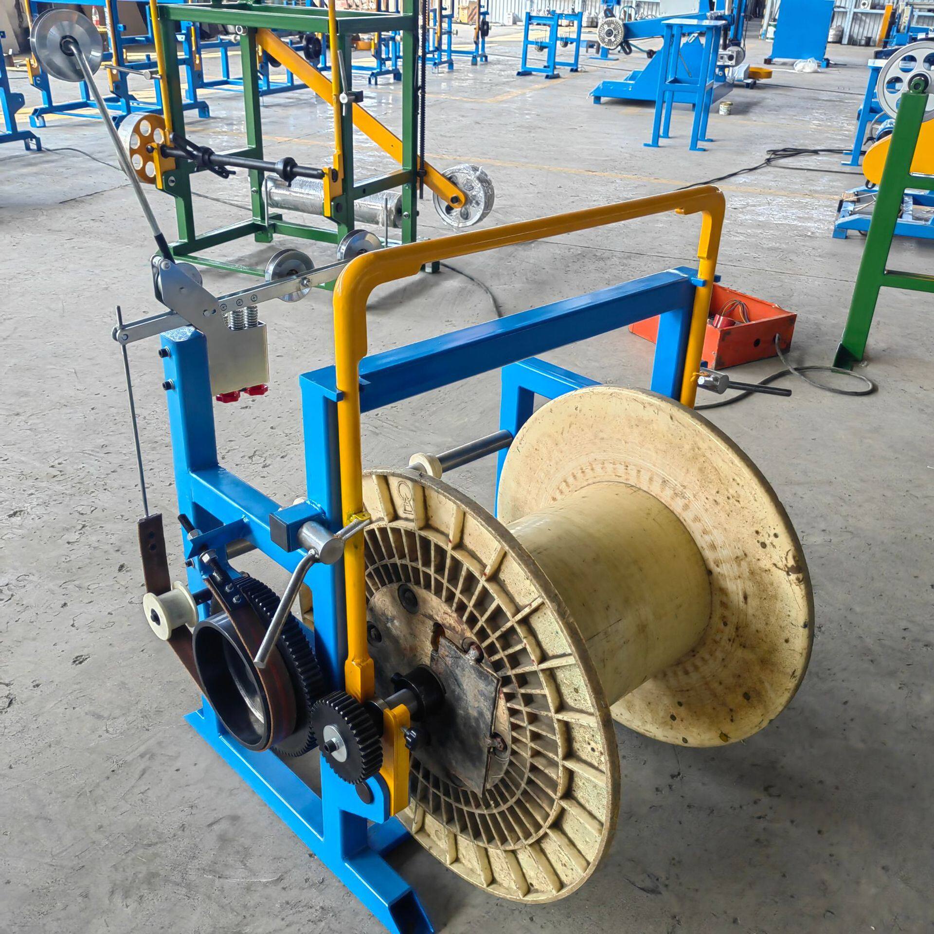 电线电缆放线机300-630放料架皮带刹车控制钢丝绳工字轮放线设备