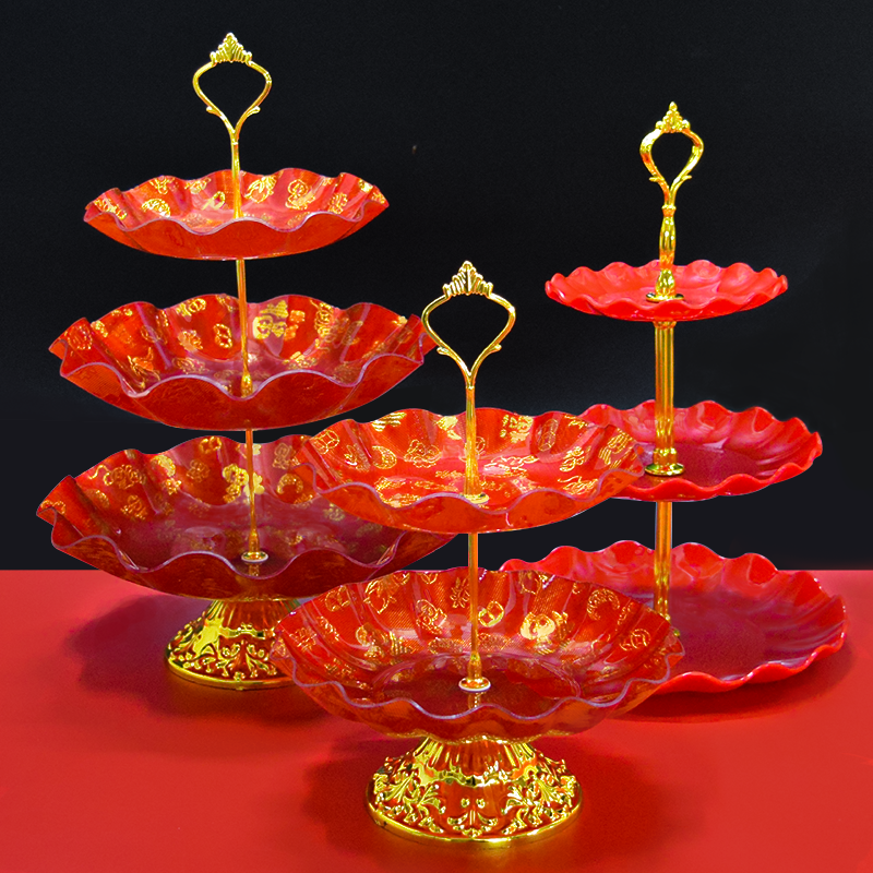 亚克力多层干果盘喜事糕点结婚