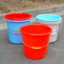 塑料水桶无盖家用手提储水胶桶红色圆桶大号塑料桶提水桶家用耐摔