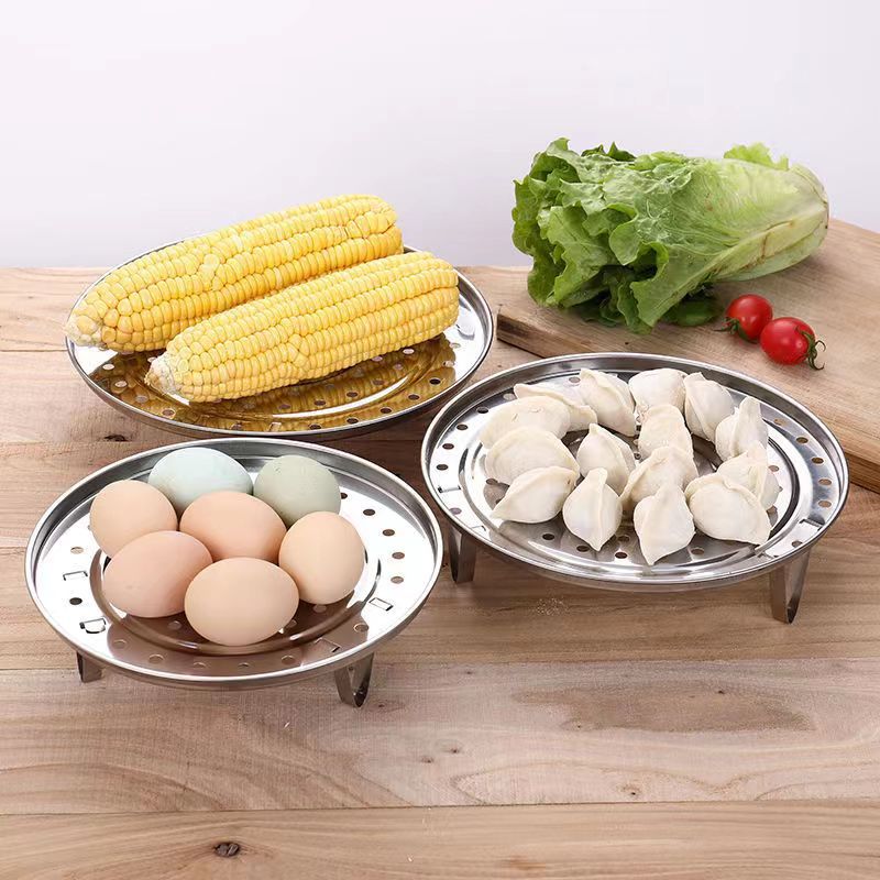 蒸菜盘家用蒸架拖盘电饭煲锅圆形蒸菜辅食加热馒头蒸格篦子蒸屉隔