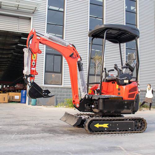 源头工厂HT18型履带式挖掘机建筑工地施工开挖用小型履带挖土机