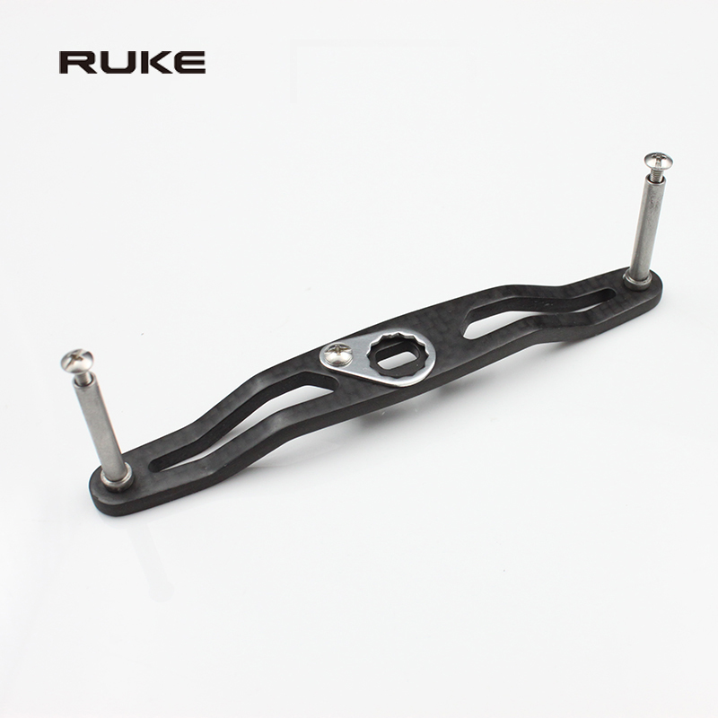 RUKE碳纤维摇臂适合diy渔线轮
