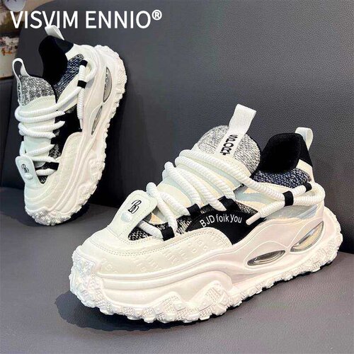 VISVIM ENNIO男鞋2026新款春季气垫厚底增高运动鞋潮牌高级感休闲