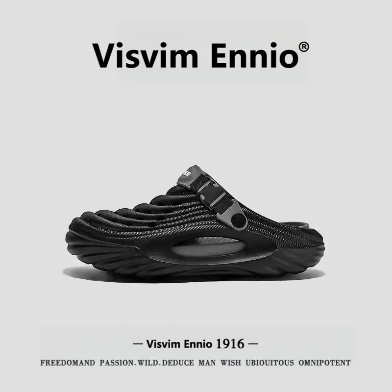 VISVIM ENNIO洞洞鞋男款2026夏季新款外穿时尚百搭高级防滑男士包