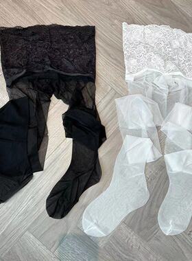 【wyd小樱桃】秋蝴蝶蕾丝腰幻想丝滑高级通透丝袜
