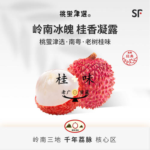 桃萤津选桂味荔枝岭南