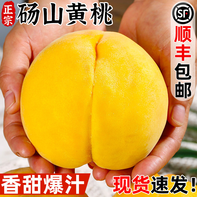 砀山黄桃新鲜水果9斤当季