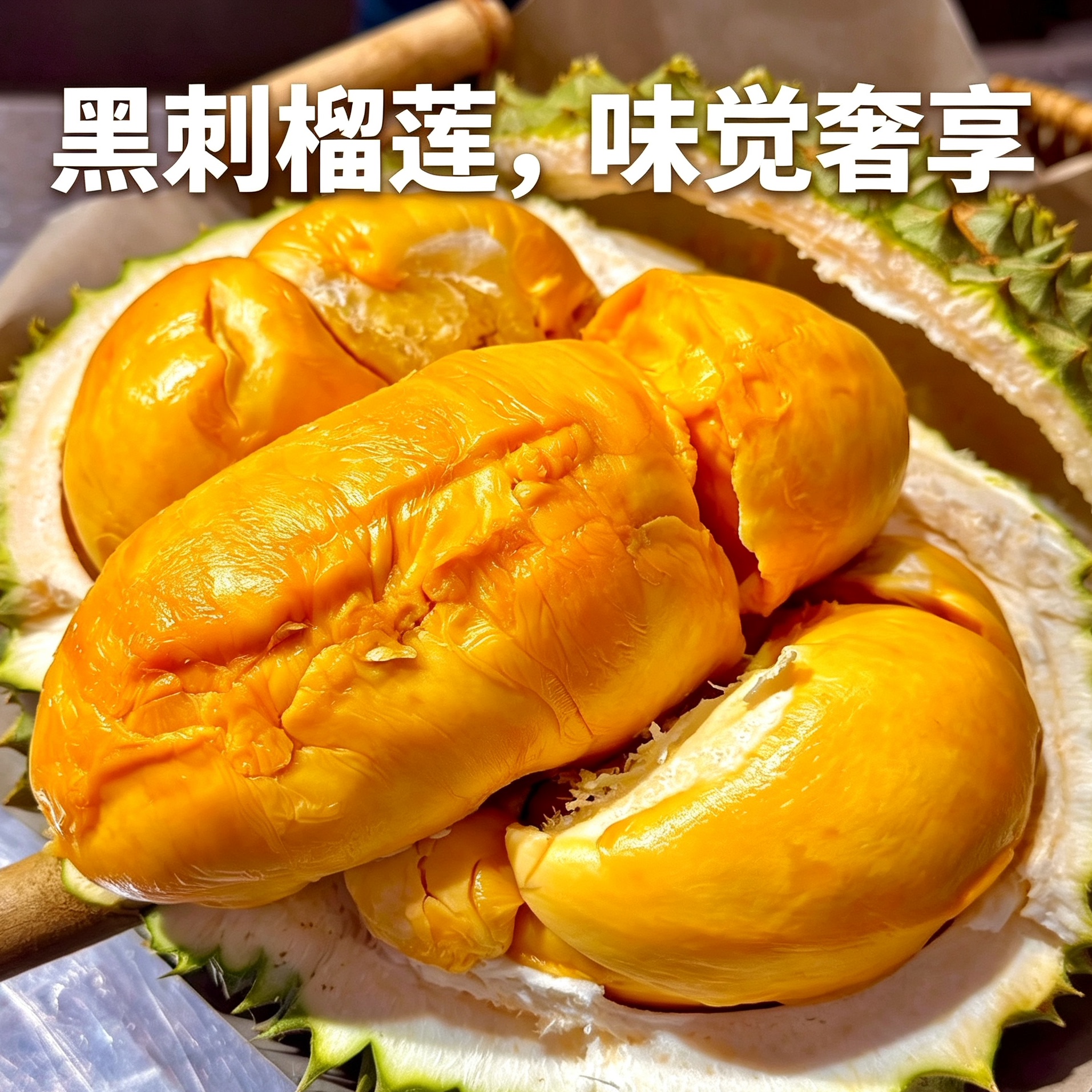 泰国高端榴莲【黑刺鲜果