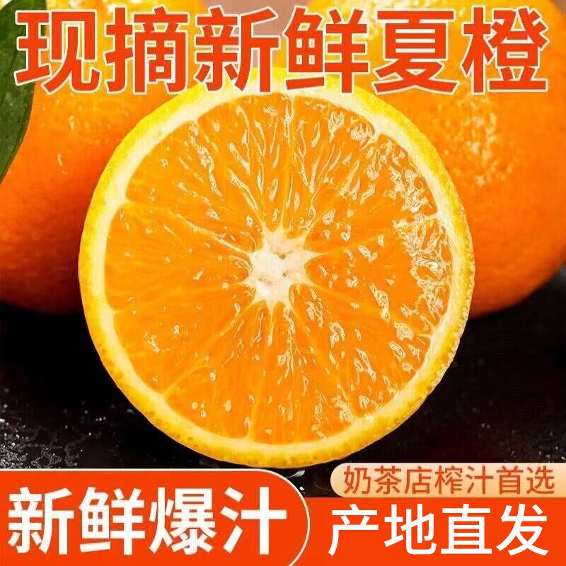 正宗江西甜橙子手剥橙赣南夏橙孕妇当应季新鲜水果整箱包邮