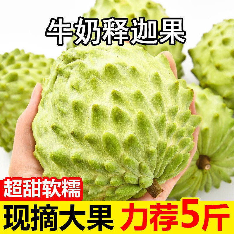新鲜凤梨释迦果番荔枝5斤