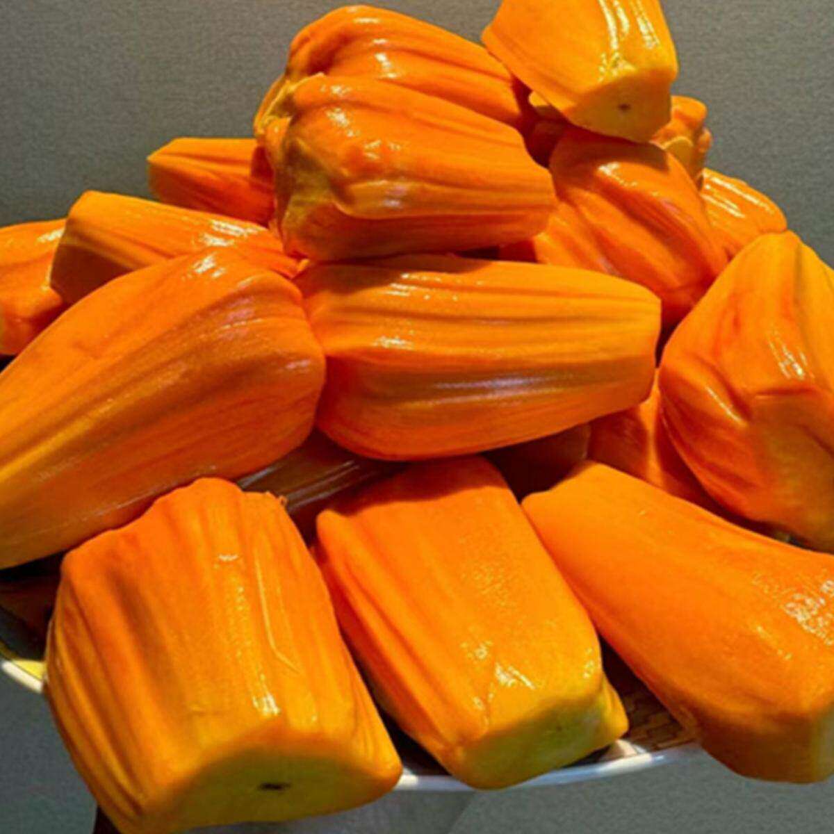 越南进口水果印尼红肉菠萝蜜干苞红宝石红色当季新鲜整个木凤梨