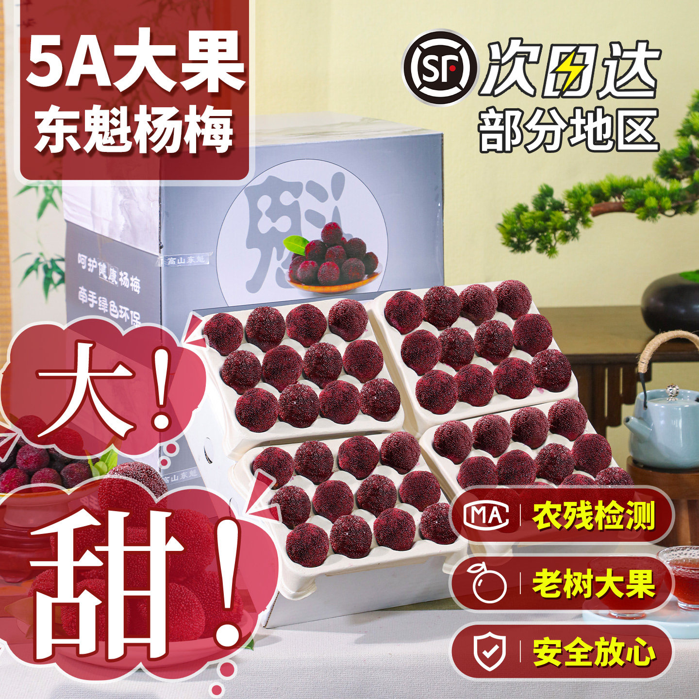 仙居东魁大杨梅新鲜产地