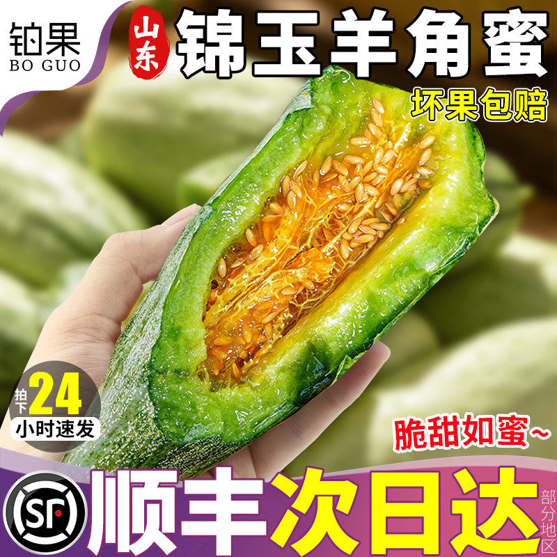 5斤山东羊角蜜甜瓜新鲜大