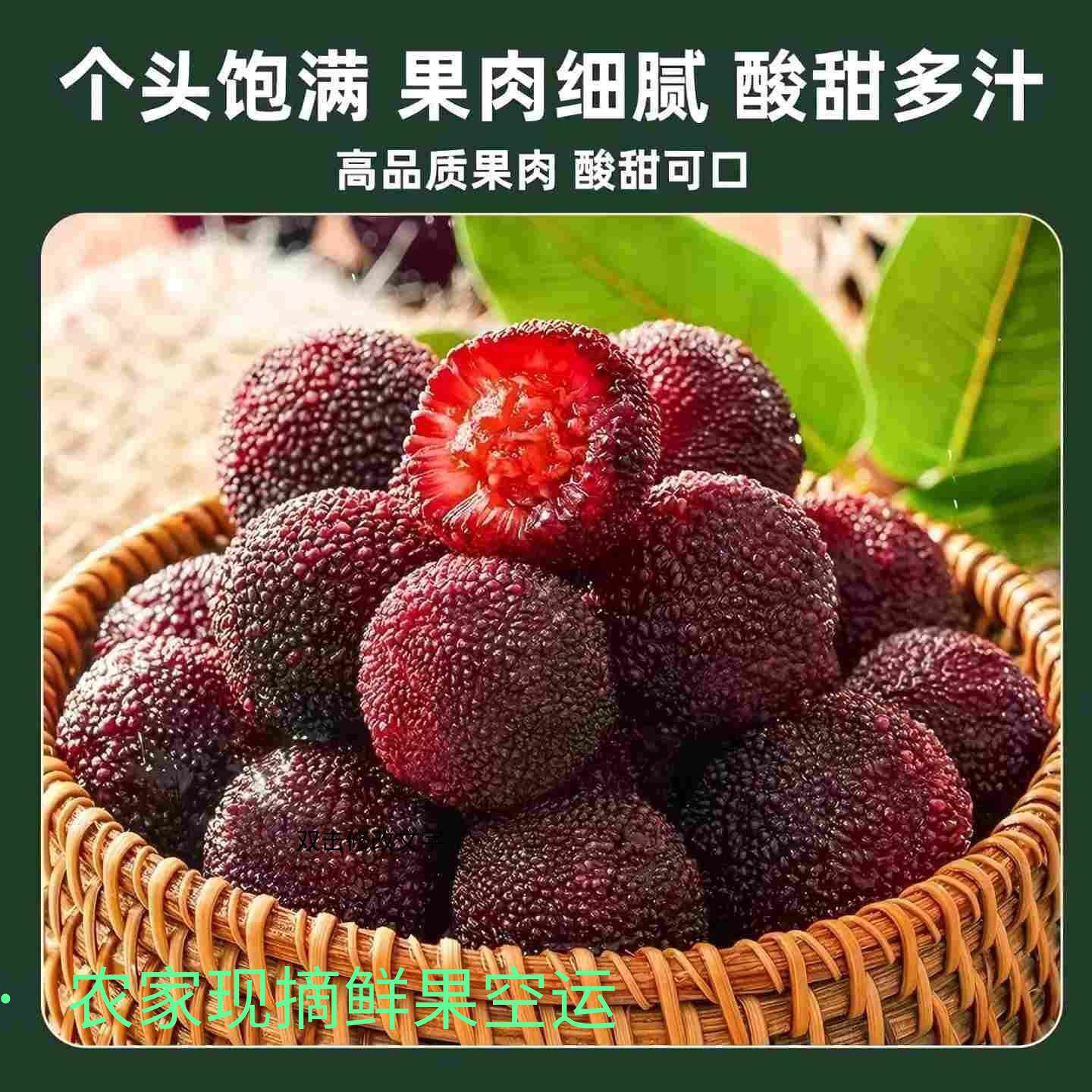 浮宫杨梅农新鲜现摘福建漳州特产冷链保鲜新鲜空运现货速发