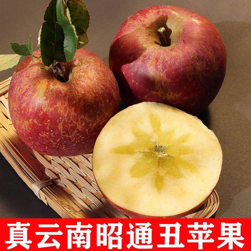 2025云南昭通正宗野生丑苹果冰糖心新鲜孕妇水果高原红露苹果整箱,包装,水果包装,淘宝优惠券,粉丝福利购,淘宝优惠卷