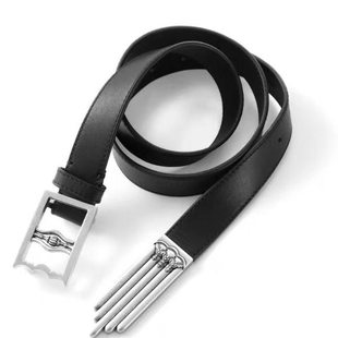 IMMATURE 匕首与皇冠 联名头层牛皮纳帕皮拳刃皮带 Grips Cult