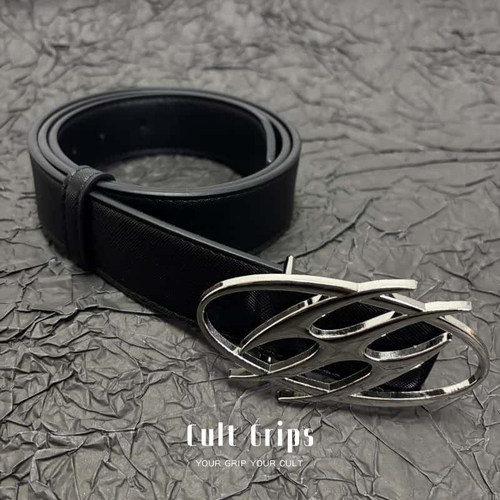 Cult Grips无性别雷霆闪电先锋腰带小众原创cleanfit设计感皮带