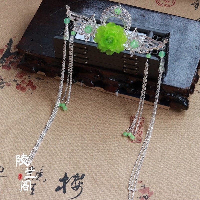 定制 古装头饰女儿童发杈包邮 cos古装头饰古代发簪大发冠凤冠套|ruв категории Украшения,ювелирные изделия, шпилька - от Buy2taobao.com для оказания профессиональной услуги покупки агента Taobao