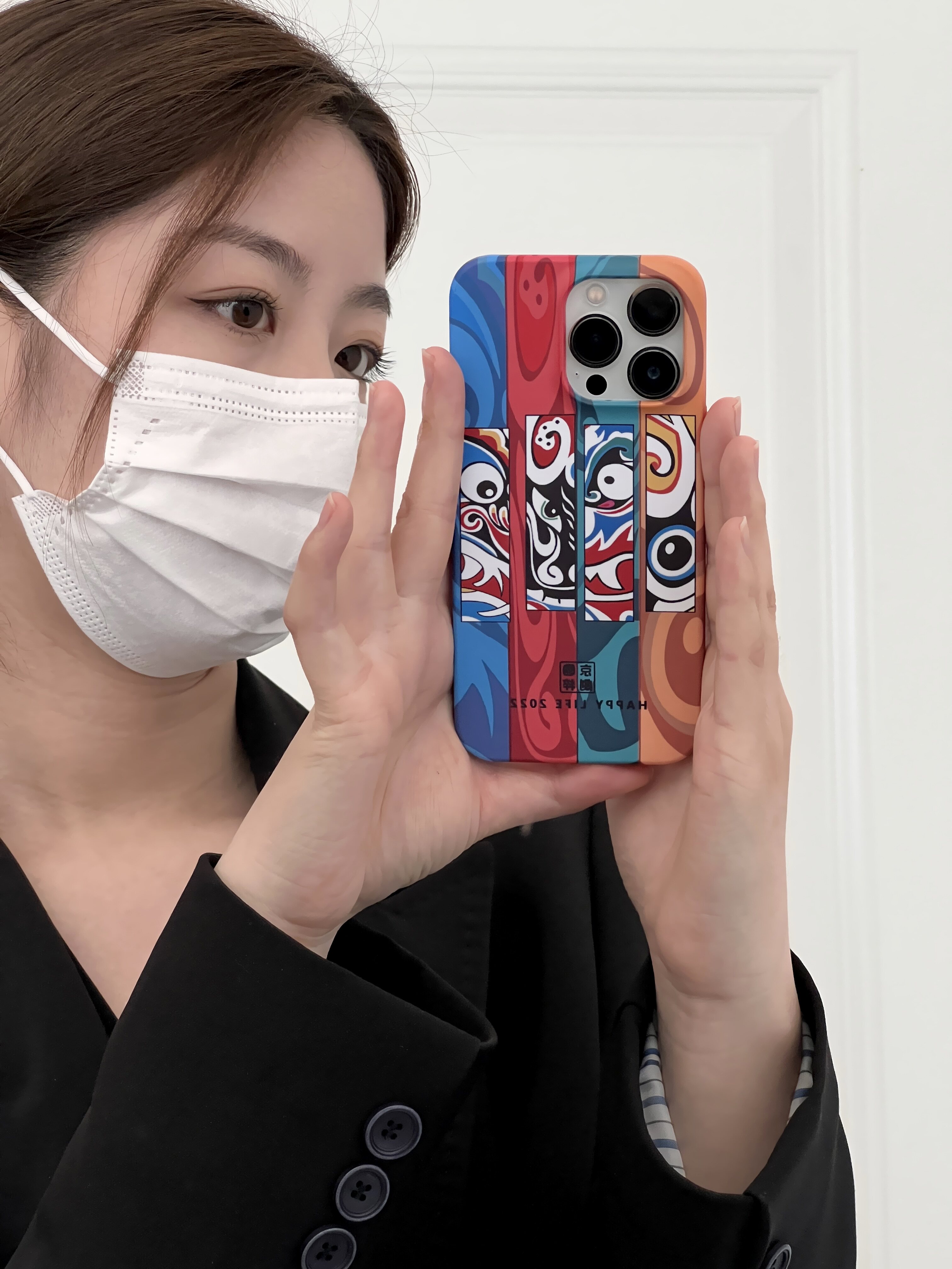 国风脸谱17promax手机壳