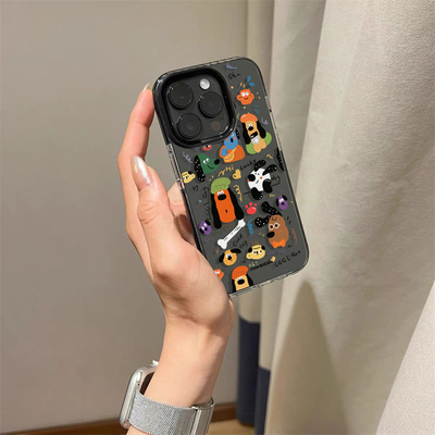 新款欢乐狗狗苹果15手机壳