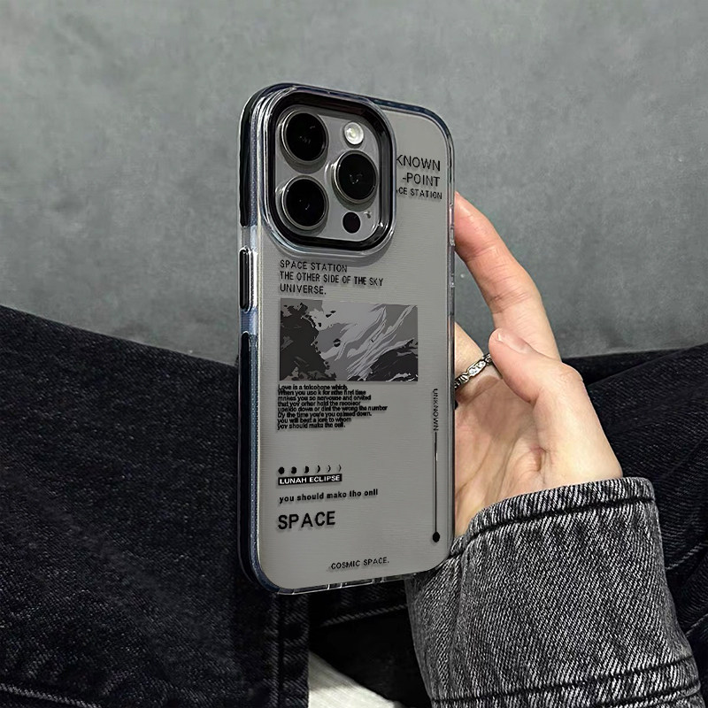 韩国ins小红书男款标签适用于新款iPhone17promax手机壳17pro创意15promax个性透明软壳13pro情侣15pro带磁吸