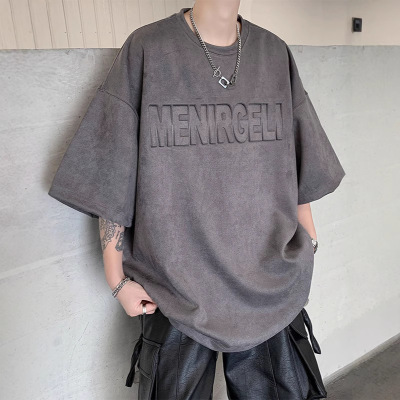美式高街重磅短袖t恤男夏季潮牌