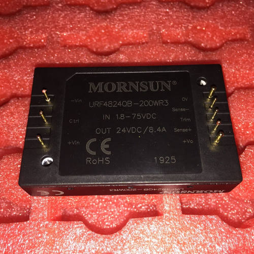 订货URF4824QB-200WR3金升阳200W宽压18~75V输入隔离稳压24V输出