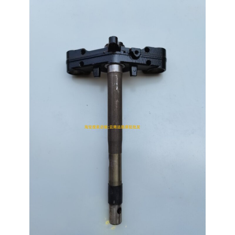 适用五羊本田nx125喜鲨裂行wh125t-9a-9d-10下联板方向柱原装正品