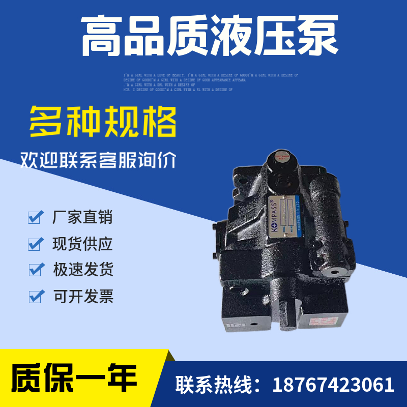 KOMPASS柱塞泵V15A1/A2/A3/A4R10X康百世朝田