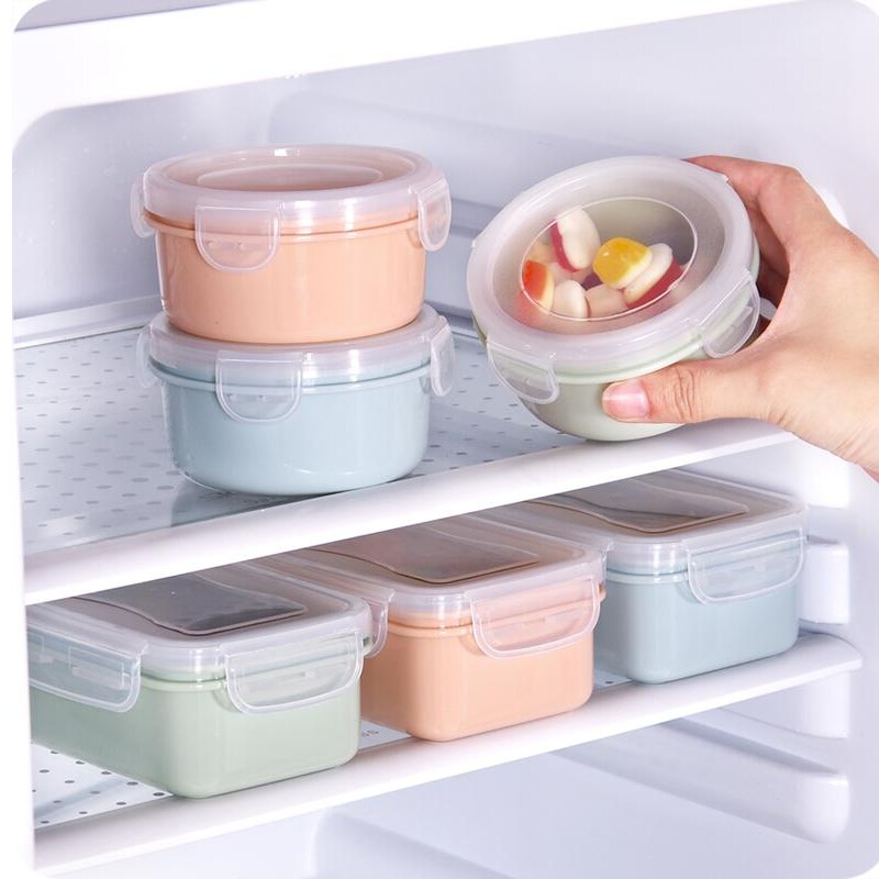 Mini household Plastic Crisper With cover heat preservation Food boxes Refrigerator Freezing fruit Coarse cereals Sealed boxin the Tableware , Fresh container/Fresh Containers , Crisper  category - from Buy2taobao.com to provide professional Taobao agent buy service