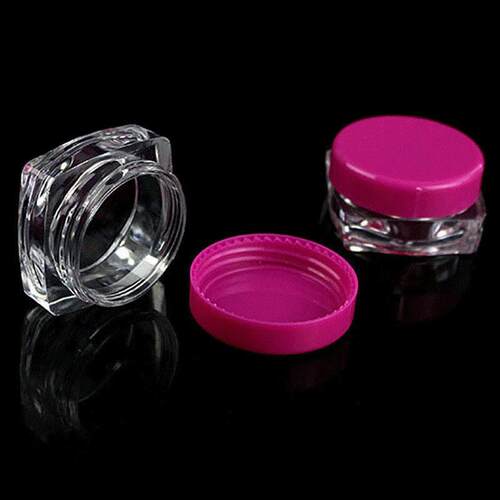 10pc 5g face cream lip balm container cosmetic empty jar eye