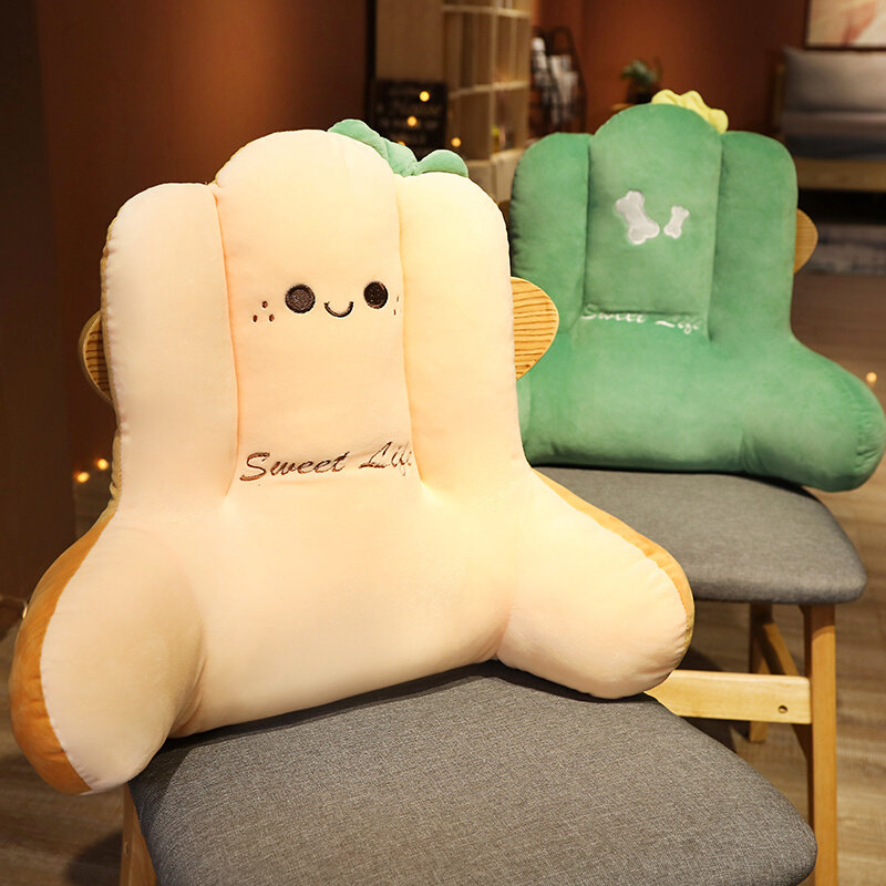 座椅腰枕加高靠枕办公室护腰靠垫久坐垫腰神器学生宿舍椅子靠垫