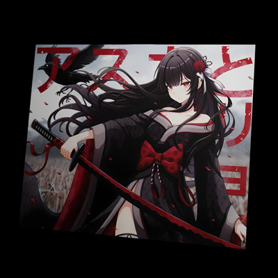 GamesenseAsuka钢化玻璃鼠标垫