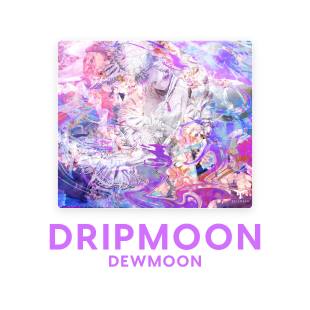DRIPMOON「月露DEWMOON」二次元钢化玻璃鼠标垫电竞游戏FPS专用大