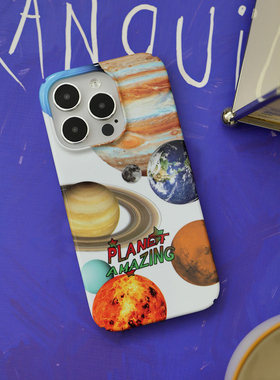 pawcase宇宙太空星球16高级感15菲林14promax手机壳全包iphone13适用苹果文艺新款magsafe磁吸12设计11硬壳