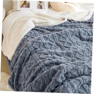 被子毛毯 velvet thick warm winter quilt duvet 2sides blanket