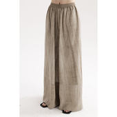 APOZi 高个子天丝陶胚阔腿裤 collection拟陶系列新中式 坠感休闲裤