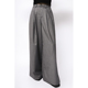 APOZi衍生山水系列 女 灰色自然腰宽松休闲裤 清冷感男女同款 阔腿裤